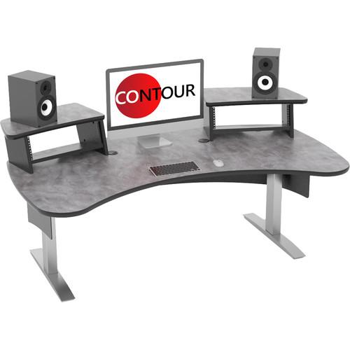 Omnirax Contour Series Fixed Height Workstation