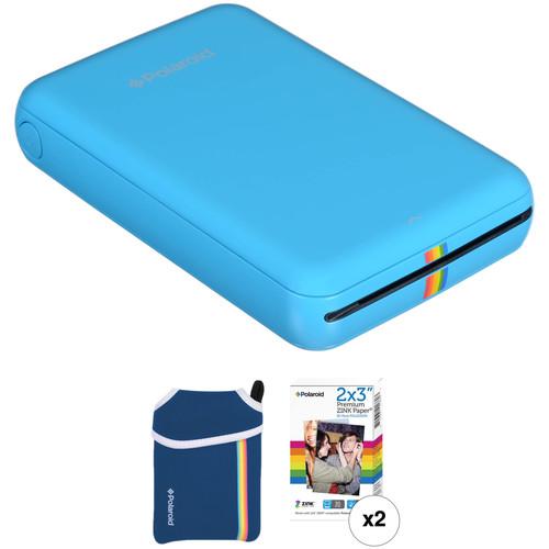 Polaroid ZIP Mobile Printer Kit with Pouch and 30 Sheets of Photo Paper