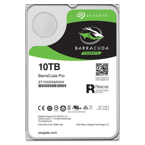 Seagate 10TB BarraCuda Pro 7200 rpm SATA III 3.5" Internal HDD