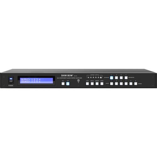 Shinybow 6x4 Component Video Stereo Audio Matrix Routing Switcher
