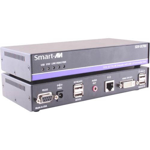 Smart-AVI HDBaseT 4K Video & USB 2.0 KVM Extender