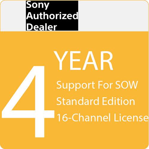 Sony 4-Year Support for SOW Standard Edition 16-Channel License