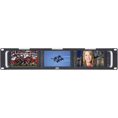 Tote Vision Triple 5" LCD Monitor Rackmount