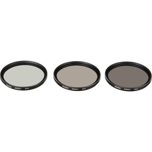 Vivitar 58mm Three-Piece Solid Neutral Density Filter Kit