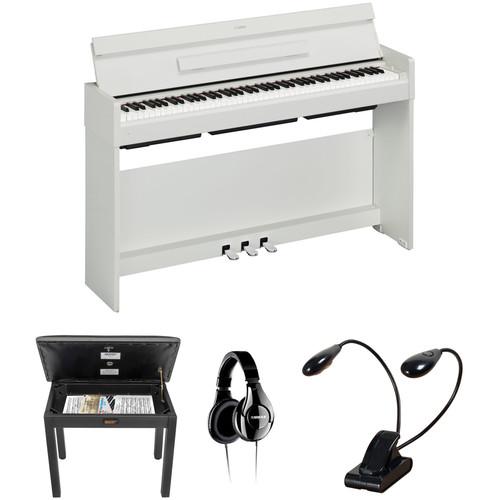 Yamaha Arius YDP-S34 Digital Piano Kit with Bench, Headphones, and LED Clip Light