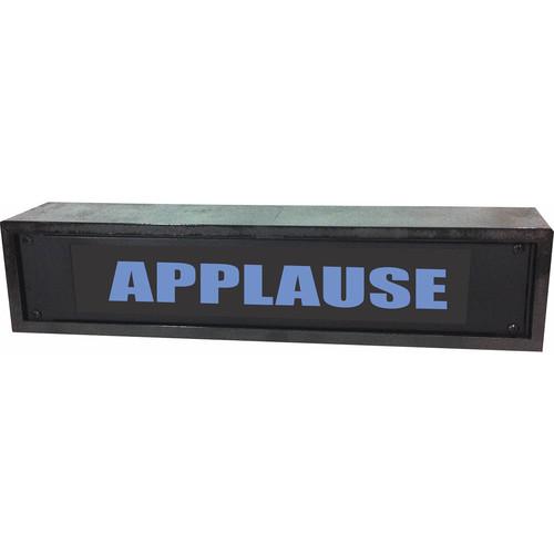 American Recorder APPLAUSE Rackmount Indicator Sign with LEDs and Black Enclosure
