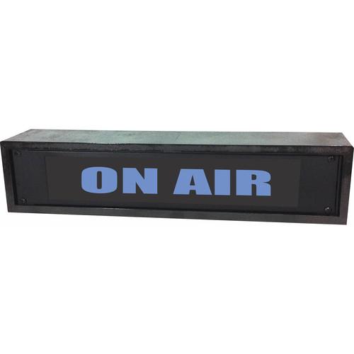 American Recorder ON AIR Rackmount Indicator Sign with Black, Maple, and Rosewood Enclosure