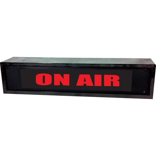 American Recorder ON AIR Sign with LEDs & Black Enclosure