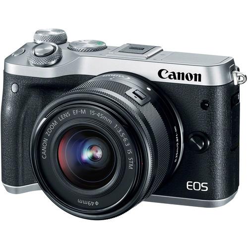 Canon EOS M6 Mirrorless Digital Camera with 15-45mm Lens