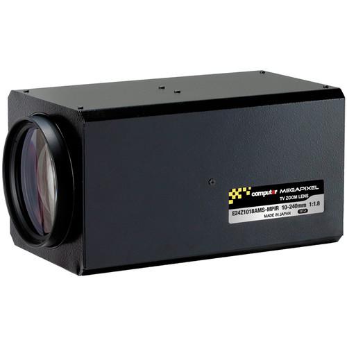 computar E24Z1018-MPIR Series 1 1.8" 3MP C-Mount 10 to 240mm 24x Video Auto-Iris Zoom IR Lens with Spot Filter