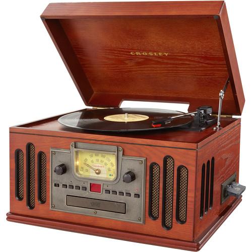 Crosley Radio 3-Speed Musician Entertainment Center with Bluetooth