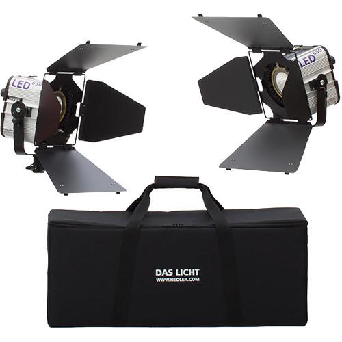 Hedler Profilux LED650 Daylight 2-Light Video Kit with Bag