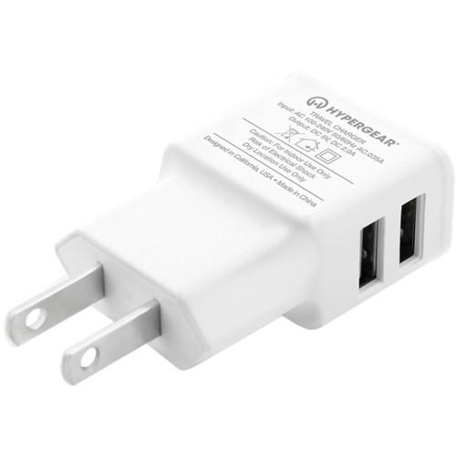HyperGear Dual USB Wall Charger with Micro-USB Cable