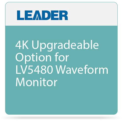 Leader 4K Upgradeable Option for LV5480 Waveform Monitor
