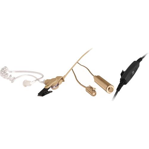 Otto Engineering 3-Wire Mini Lapel Microphone Kit with Heavy-Duty Cable for Harris 2-Way Radios