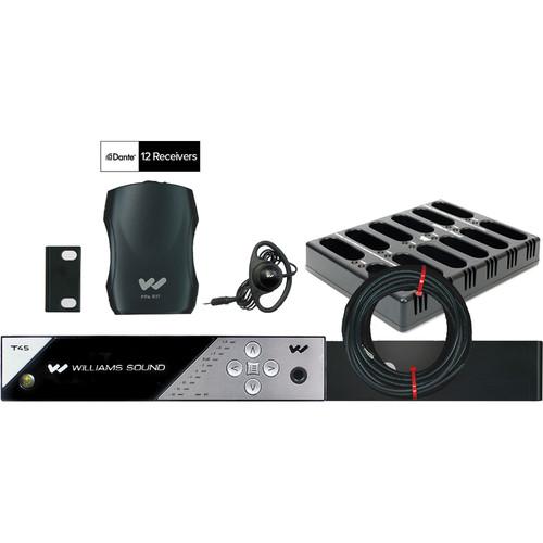 Williams Sound FM 457-12 NET D PRO Personal PA FM Assistive Listening System with Network Control and Dante Input