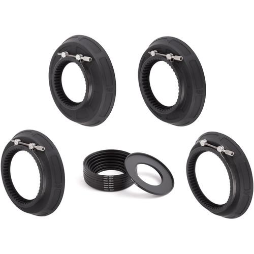 Wooden Camera Kit with Four 1-Stage 138mm Round Zip Boxes & Adapter Rings