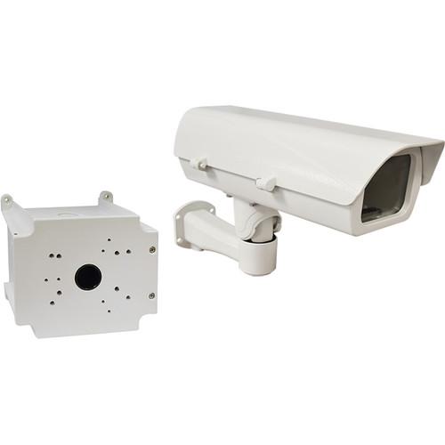 ACTi PMAX-0203 230V Heavy-Duty Outdoor Camera Housing with Bracket & PMAX-0704 Junction Box Kit