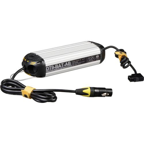 Dedolight DC Power Supply for DLED9 Daylight and Tungsten Lamp Heads with Anton Bauer D-Tap Connector