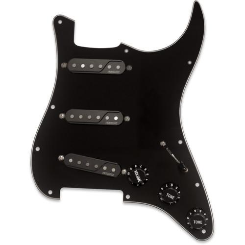 Fishman Pickguard Loaded with Three Fluence Single Width Pickups for Strat