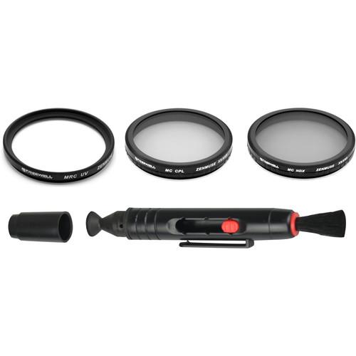 Freewell ND, UV, and CPL 3-Filter Kit for DJI Zenmuse X5, X5R, X5S, X7