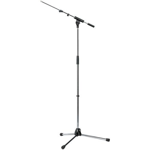 K&M 210 8 Tripod Microphone Stand with Telescoping Boom