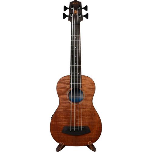 KALA UBASS-EM-FSRW Exotic Mahogany U-Bass with Round Wound Strings