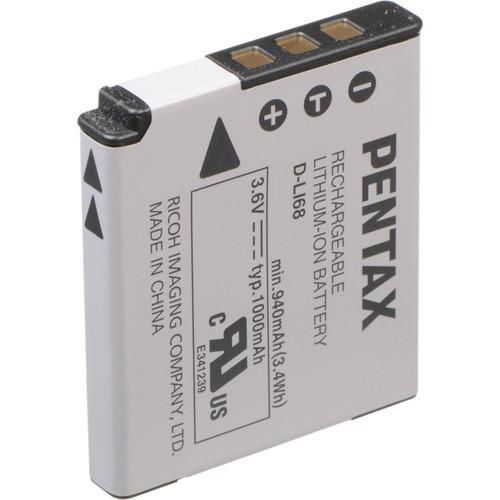 Pentax D-LI68B Rechargeable Lithium-Ion Battery