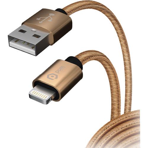 POM GEAR MFi Leather Lightning to USB Type-A Cable