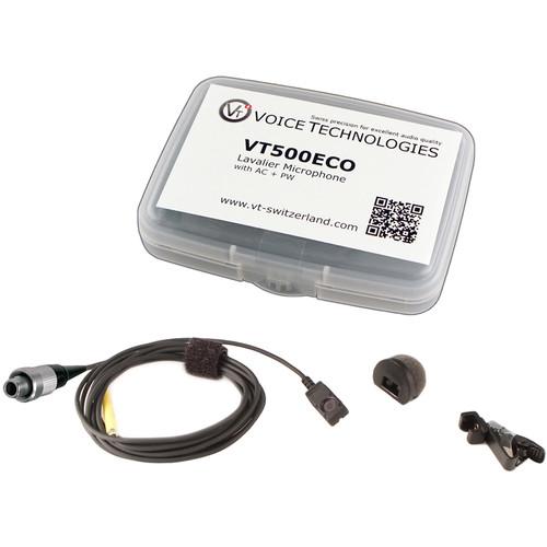 Voice Technologies VT500ECO Omnidirectional Miniature Lavalier Microphone Economy Package