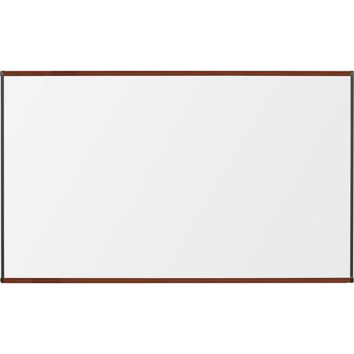 Best Rite Porcelain Steel Whiteboard with Mahogany Origin Trim