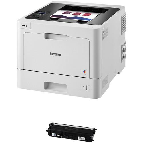 Brother HL-L8260CDW Color Laser Printer with Spare Standard-Yield Black Toner Cartridge Kit