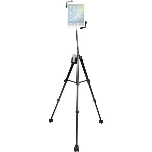 CTA Digital Rolling Portable Tripod Stand For 7 - 13" Tablets