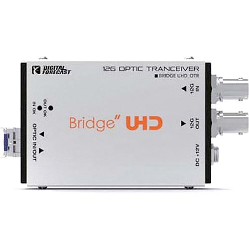 DIGITAL FORECAST Bridge UHD OTR Bidirectional 12G Optic Transceiver