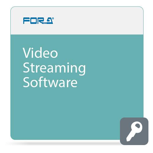 For.A Video Streaming Software for IP-9x0 Encoder Decoder Series
