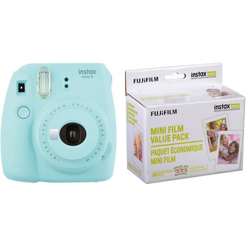 FUJIFILM INSTAX Mini 9 Instant Film Camera with Instant Film Kit