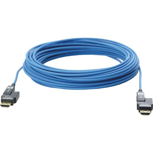 Kramer Plenum-Rated High-Speed Fiber Optic HDMI Cable with Removable Connectors