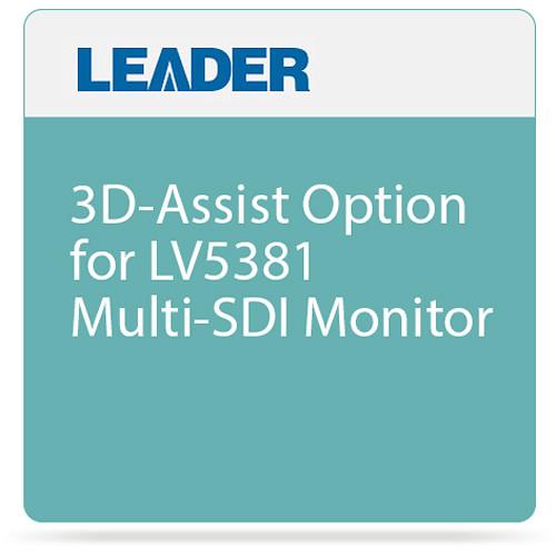 Leader 3D-Assist Option for LV 5381 Multi-SDI Monitor