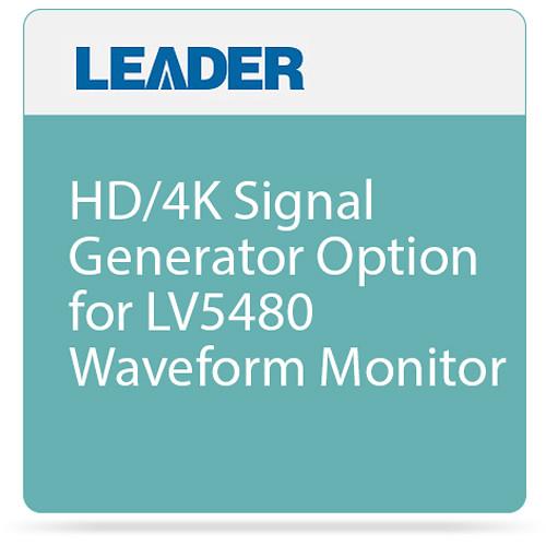 Leader HD 4K Signal Generator Option for LV5480 Waveform Monitor