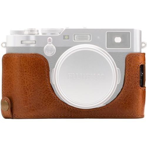 MegaGear Ever Ready Leather Half Case and Strap for Fujifilm X100F