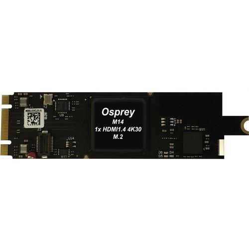 Osprey Raptor Series M14 M.2 Capture Card with 1 x HDMI 1.4 Channel