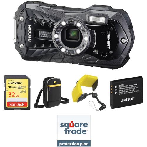Ricoh WG-50 Digital Camera Deluxe Kit