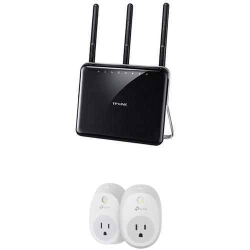 TP-Link ARCHER C1900 Dual-Band Wireless Gigabit Router Kit with HS100 Wi-Fi Smart Plug Kit