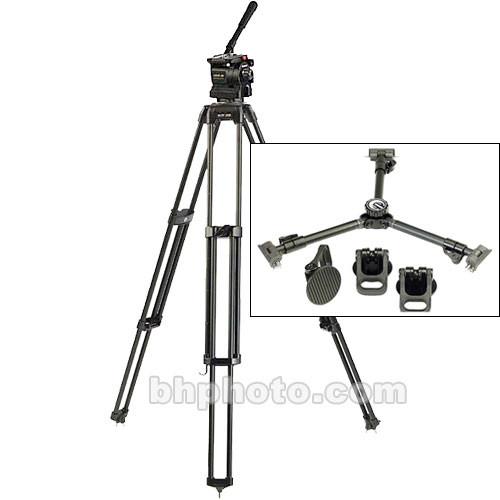 Daiwa Slik Daiwa-11 Aluminum Tripod System - consists of: Daiwa-11 Fluid Head, 209 1-Stage Tripod, Mid-Level Spreader and Softcase - Supports 29 lbs