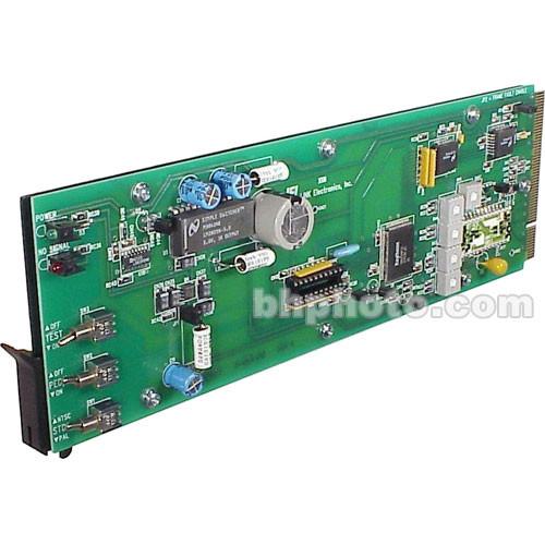Link Electronics 11621027 D to A Converter - SDI to Composite and YUV Component , Rack Frame Configuration, Signal or No Signal Indicator, NTSC or PAL