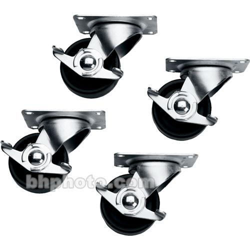 Middle Atlantic 5WL Caster Set for Slim 5 - 2 Lock