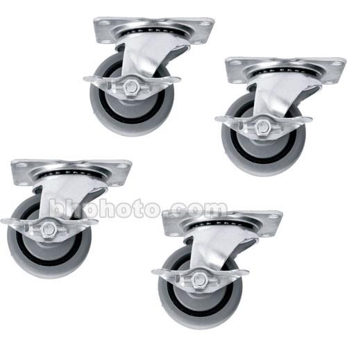 Middle Atlantic 5WLR Fine Floor Casters for Slim 5 - 2 Lock