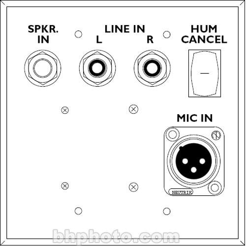 Pro Co Sound AVP-1 - Wall Plate Audio Video Interface - Stainless Steel