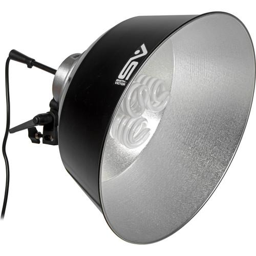 Smith-Victor FL3 16" Reflector with Ceramic Socket and 3 Fluorescent FL26 Lamps