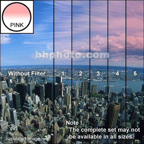 Tiffen 4 x 4" 3 Pink Hard-Edge Graduated Filter